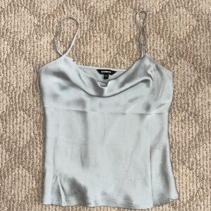 Express Women's light blue/silver top